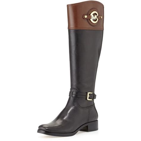 michael kors stockard leather boot mocha|Boots Michael Kors .